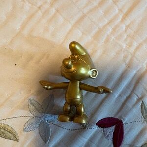 Golden Smurf Figurine